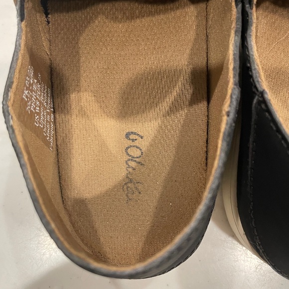 Olukai PEHUEA Slip On Sneakers Loafers Shoes Charcoal Black Women's Size 8 - Picture 3 of 9